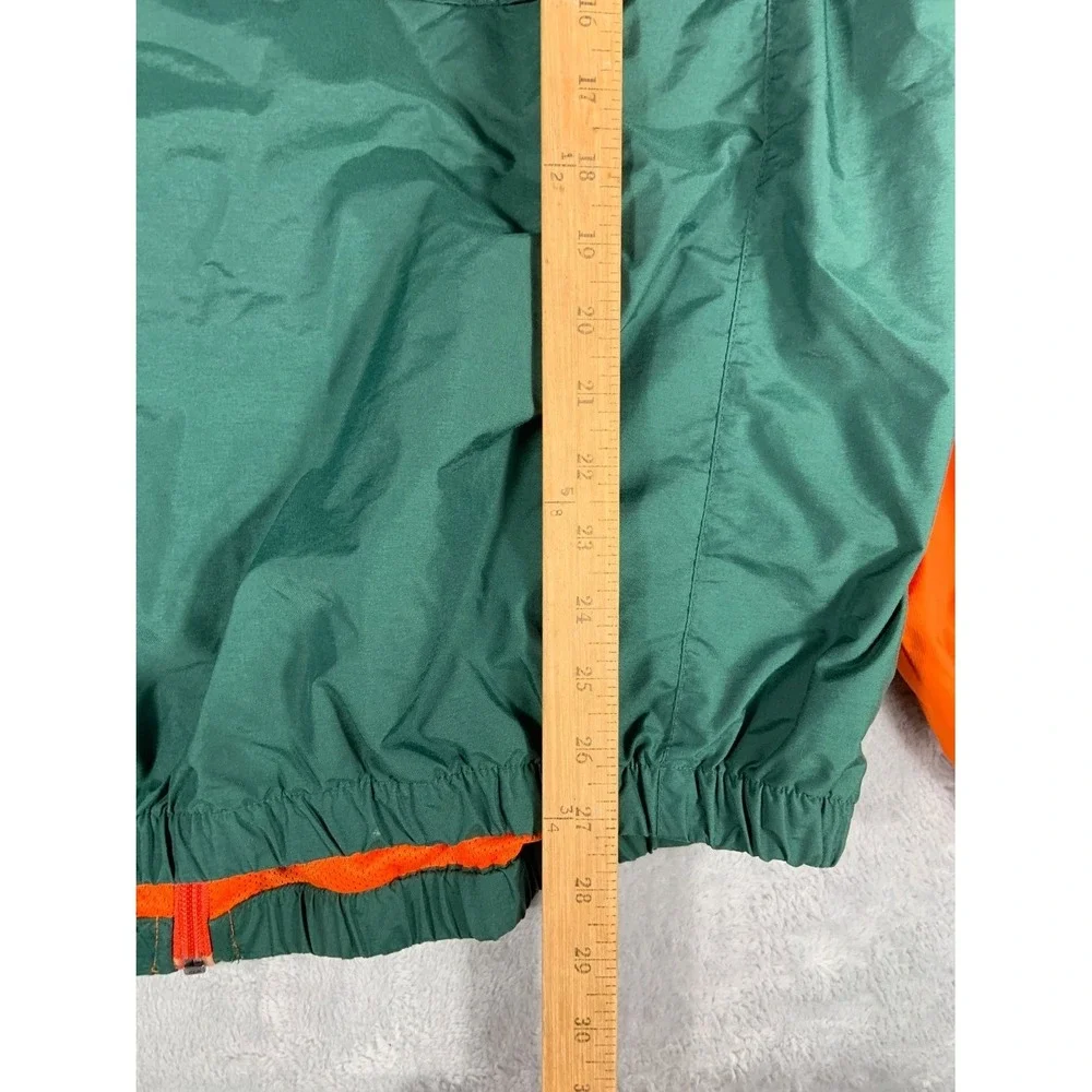 Vintage Nike University of Miami Hurricanes Mens XL Green Jacket Team Zip